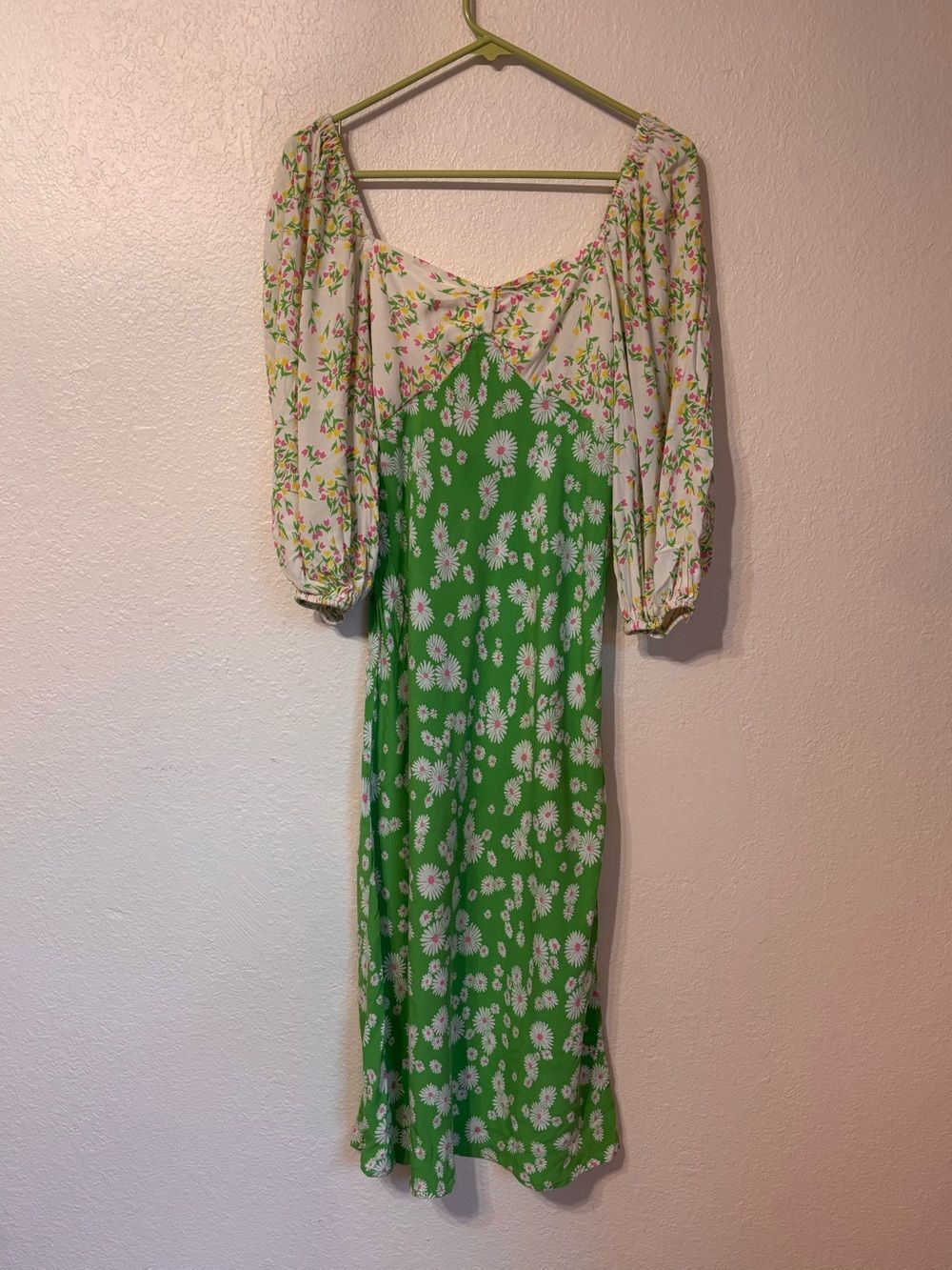 RIXO x Target Green Daisy Midi Dress 4
